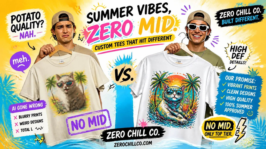 7 Mistakes You’re Making with AI-Generated Art (And Why Your Prints Look Like Potato Quality) - Zero Chill Co.