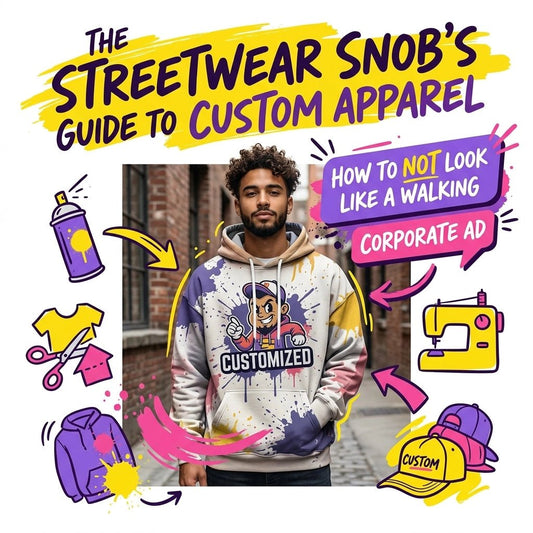 The Streetwear Snob’s Guide to Custom Apparel: How to Not Look Like a Walking Corporate Ad - Zero Chill Co.