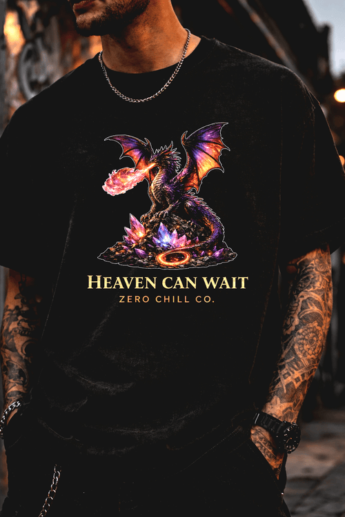 Darkaestheticclothingheavencanwaitzerochillcodarkstreetwear